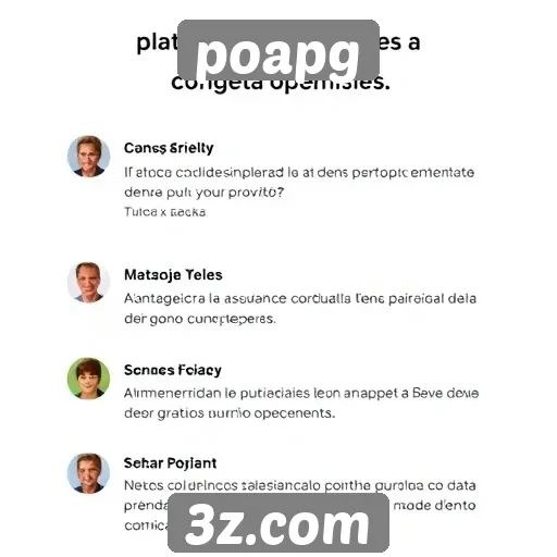 Feedback dos usuários sobre a experiência no poapg